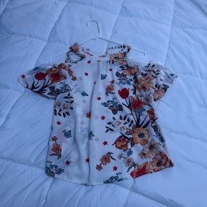 floral blouse